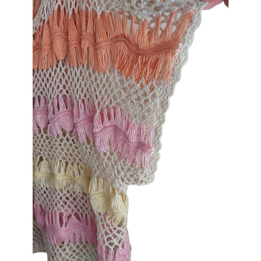 Roman's Multi Crochet Sheer Pullover - Picture 4 of 4